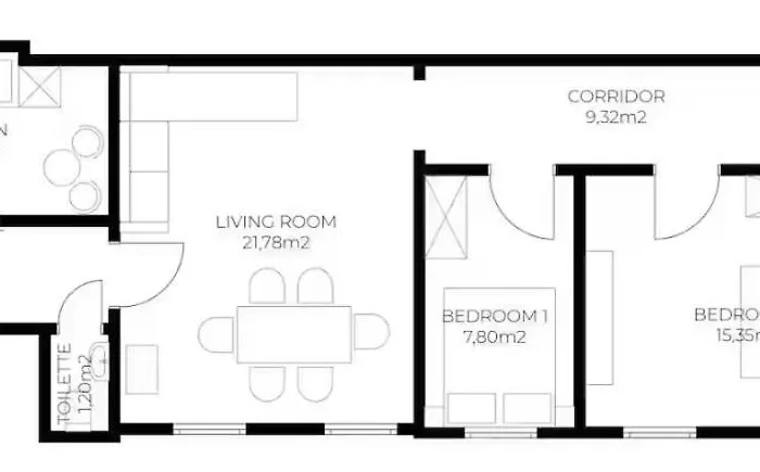 Apartament Easy-flat Burggasse- Near Metro Wiedeń